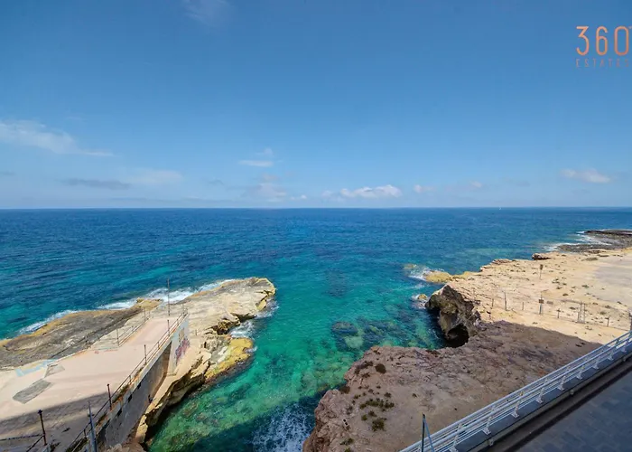 Appartamento 1br On The Tigne Waterfront With Terrace By 360 Estates Sliema